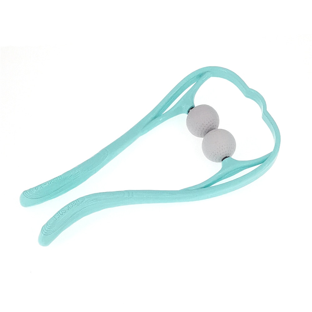 Plastic Druk Punt Therapie Nek Massageador Massagem Verlichten Hand Roller Nek Massager Voor Nek Schouder Trigger Punt: Blue-Golf Ball