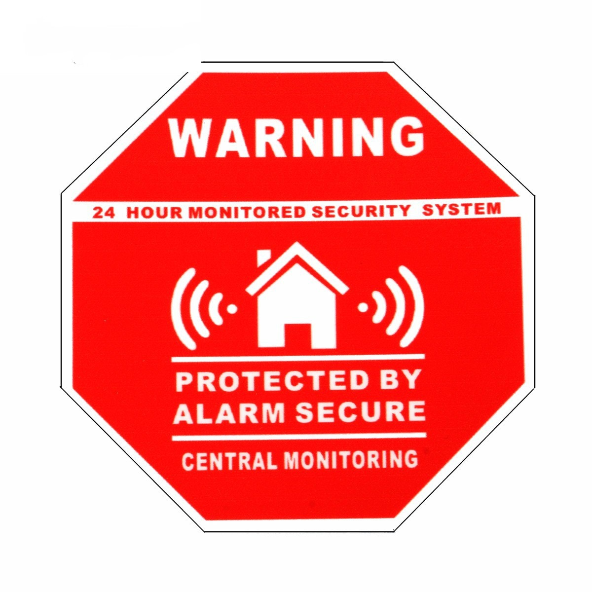 5Pcs Thuis Huis Alarm Security Stickers / Decals Borden Voor Ramen & Deuren