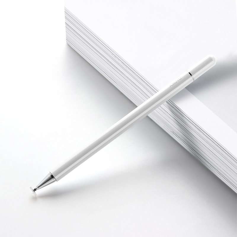 Stylet capacitif pour écran tactile universel, pour tablette Samsung Galaxy Tab A 10.1 pouces SM-T510/T515 Tab S5E SM-T720 S6 lite: White