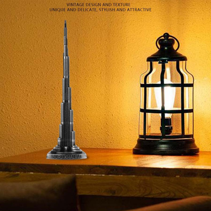 Miniature Burj Khalifa Tower Model Alloy Miniature Dubai Tower Model Arts Craft Office Home Desktop Decor