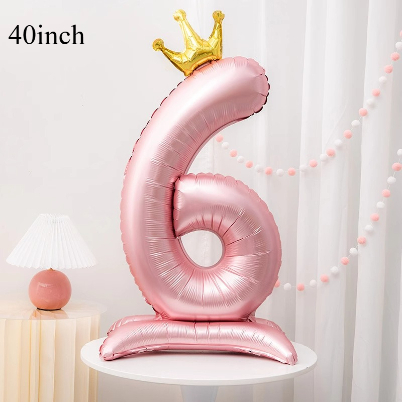 Globo de pastel de cumpleaños con Base, globo de aluminio de pie, bonito globo de pastel, suministros de decoración para de cumpleaños para niños y niñas, Baby Shower: camouflage