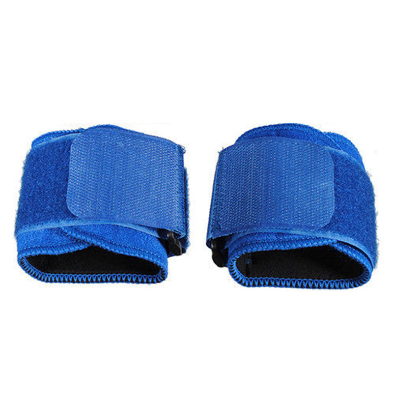 1 par de muñequeras de protección de la muñeca, soporte protector de muñeca, muñequera, envoltura, túnel carpiano, vendaje elástico ajustable, deporte: Azul