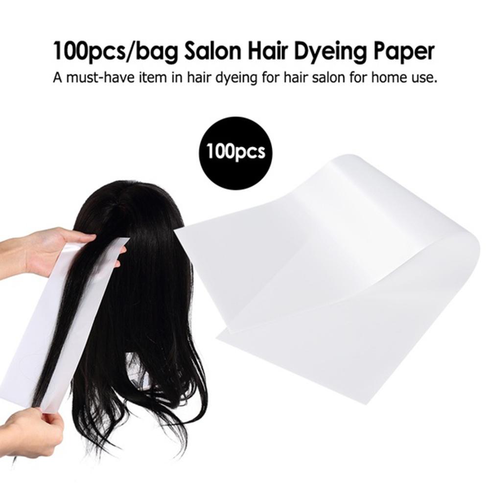 100 stuks/set van herbruikbare salon haarverf plastic papier kappers speciale haarverf papier