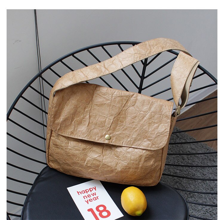 Lona kraft papel mensageiro ombro sacos de compras para as mulheres 2021 bolsas bolsa feminina meninas retro dobrar compras casuais carteiras: kaiqise