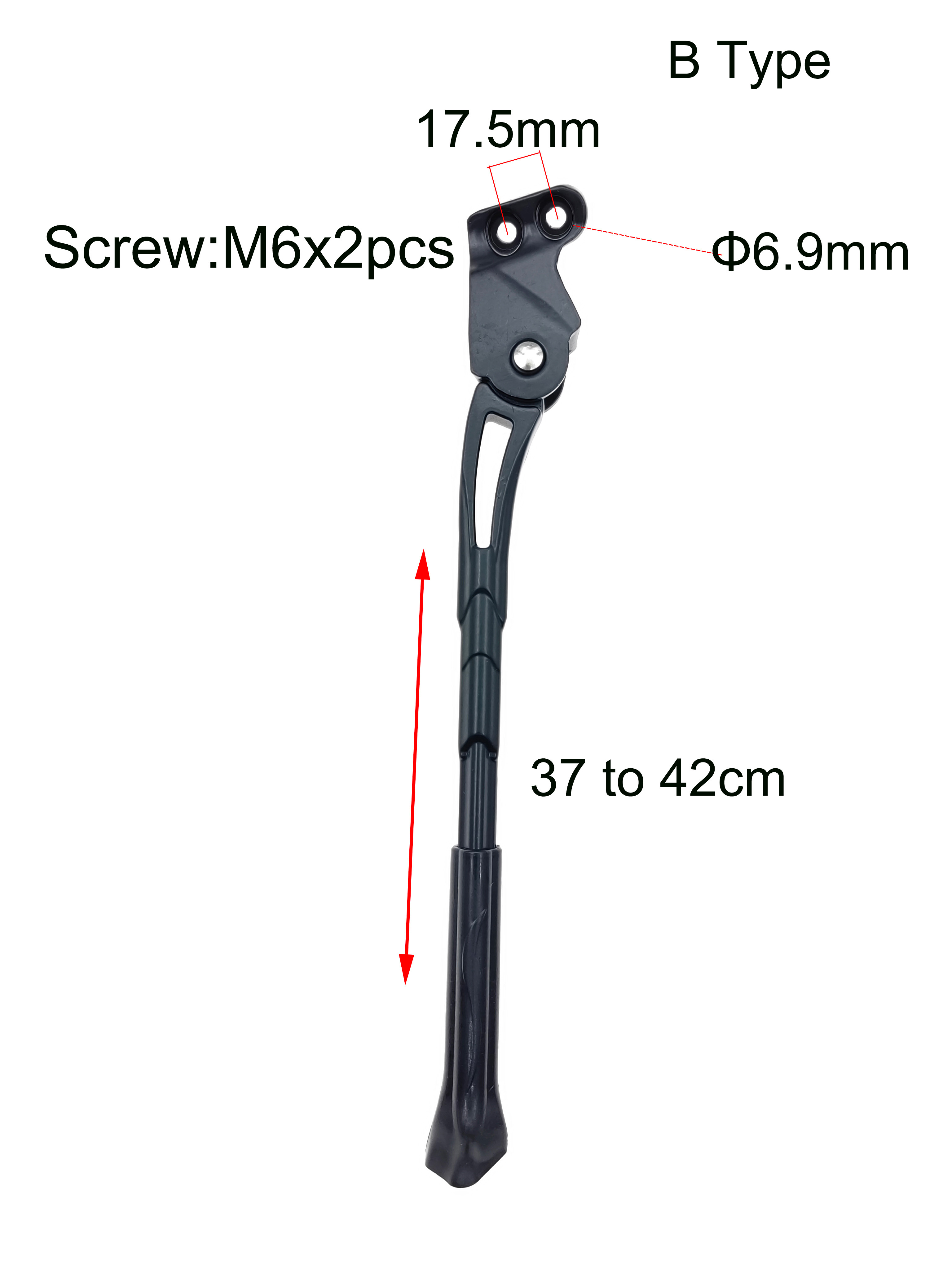 Verstelbare MTB Fietsstandaard 24 26 27.5 29 inch Mountainbike Parkeerrek 750B Fiets Zijstandaard voor ATX830/860XTC: Oranje