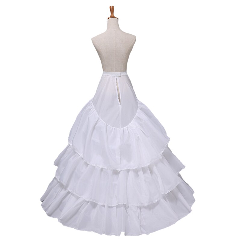 de mariage jupons cerceau Crinoline Slip robe de mariée Train/une ligne sous-jupe bal jupe longue glisse en Stock: C