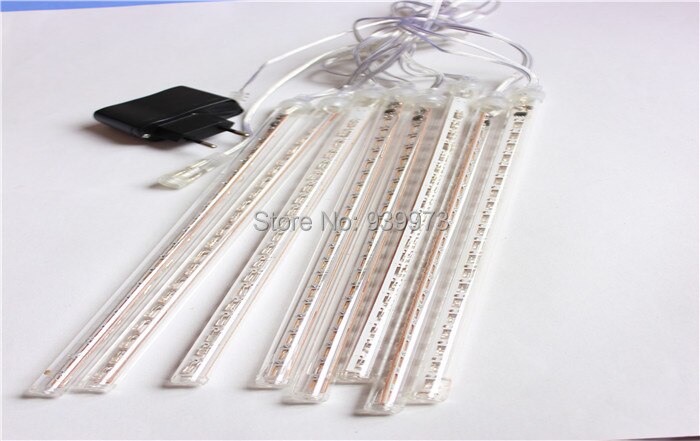 30cm Meteor Shower Rain Tubes Led Light Lamp 100-240V LED falling star light/LED shooting star light