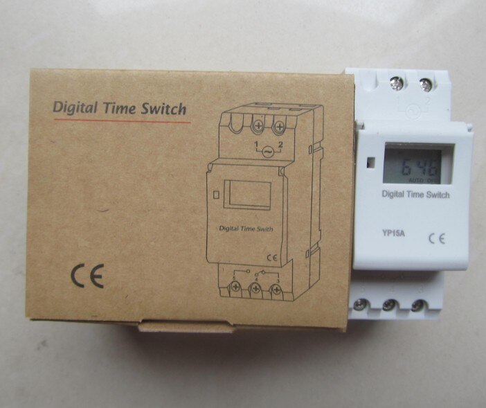 DIN RAIL DIGITAL PROGRAMMABLE 16A TIMER SWITCH