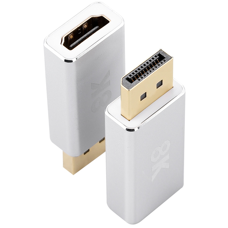 Actieve Standaard DP1.4 Naar Hdmi-Compatibel 2.1 Adapter, Dp Naar Hdmi-Compatibele Kabel Converter, ondersteuning 8K @ 60Hz