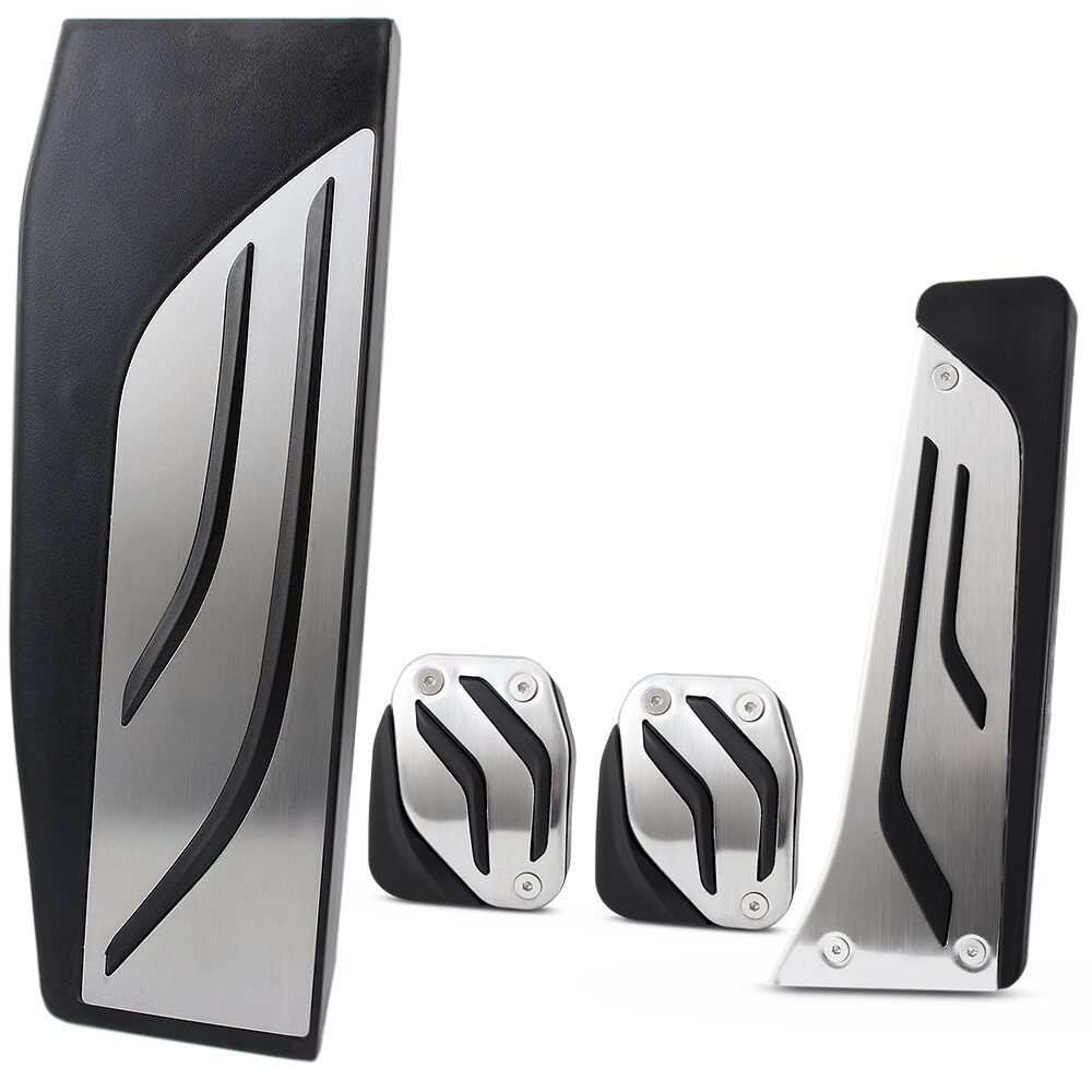 Car Pedals Pedal Cover Fit for BMW F20 F21 F22 F23 F24 F30 F31 F32 F33 F34 F35 F36 F80 F82 F83 E81 E82 E88 E90 E91 E92 E93 LHD: MT With Rest