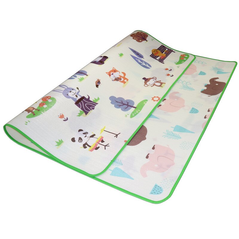Foldbare børn legetæpper baby legetæppe børn klatretæppe udendørs store strandmåtter vandtæt picnic campingmåtte  px25