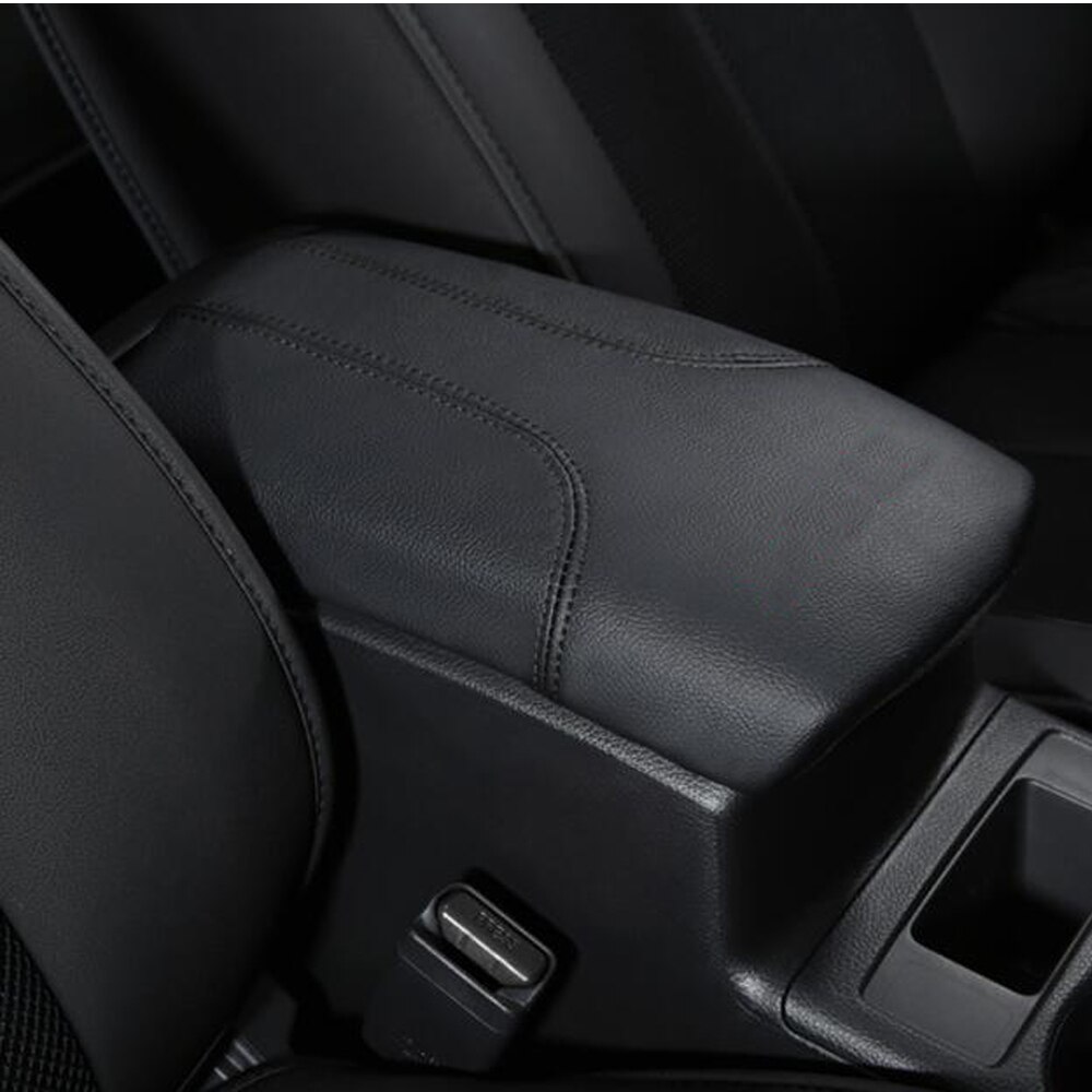 Armlænerboks Dæksel til Nissan X-trail T32 - PU Læder - Bil Styling Tilbehør