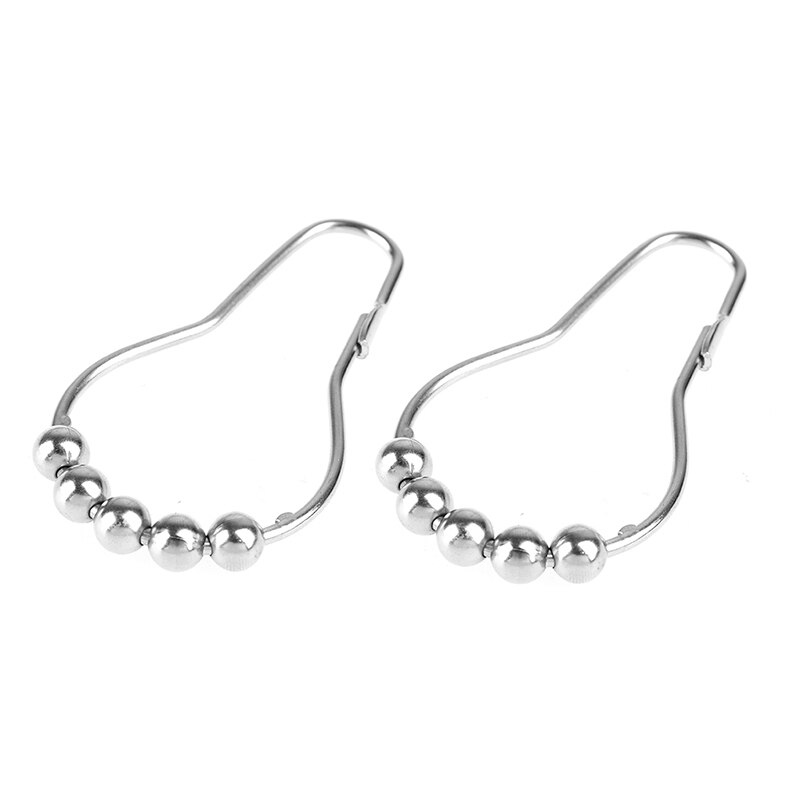10 stück schwarze gardinenringe aus metall, aufhängeringe für gardinen und stangen, 8 größen: 5pc
