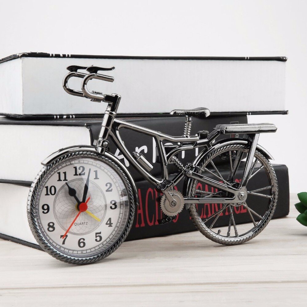 1pc abs retro cykel väckarklocka cool stil klocka personality needle clock nz -035 popular 22*6*13cm