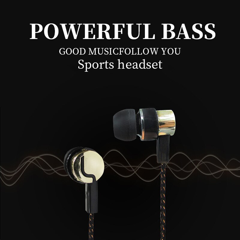 Bedrade Koptelefoon 3.5Mm In-Ear Stereo Oordopjes Ingebouwde Microfoon Mobiele Telefoon Gaming Headset Voor Iphone Voor samsung Xiaomi Huawei