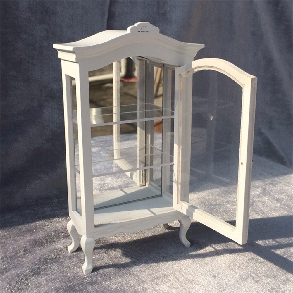 1pc mini skap dekorative søte møbler tilbehør miniatyr skap møbler skap for barn jenter gutter