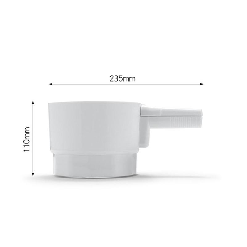 Electric Flour Sieve Plastic Cup Shape Mechanical Hand-Held Sifter Shaker Cakes Sugar Mesh Sieve Baking Tools Kitchen Gadgets