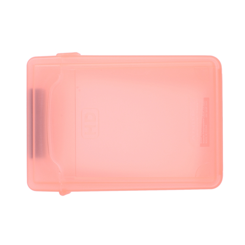 Caja de disco duro portátil IDE Sata de 3,5 pulgadas, carcasa protectora de plástico, colores aleatorios, para disco duro externo, 20 Uds.
