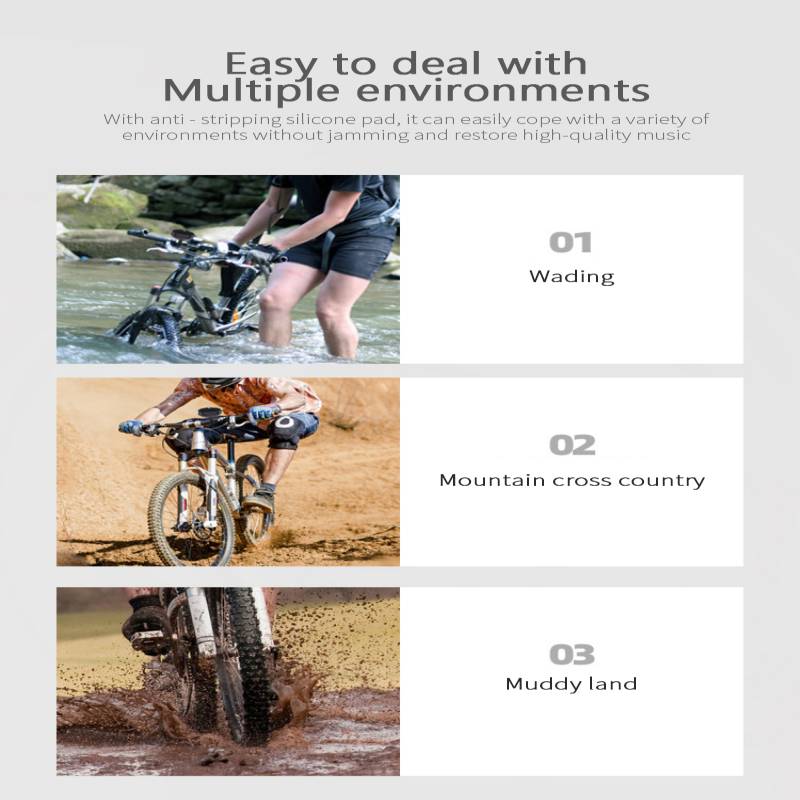 INWA MZ-360 Drahtlose Bluetooth Fahrrad Tragbare Lautsprecher TF USB IPX7 Wasserdicht Und -beweis Für Musik Ich bin Freien Klang Fahrrad montieren