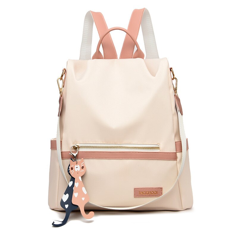 Mochila de ocio antirrobo para mujer, bolsa de viaje Oxford, para exteriores, para ordenador portátil, versión coreana,