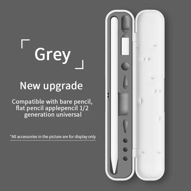Caja para Apple Pencil Pro 2 1, funda protectora para Apple Pencil Generation 2nd 1st Gen, accesorios para iPad: Borgoña