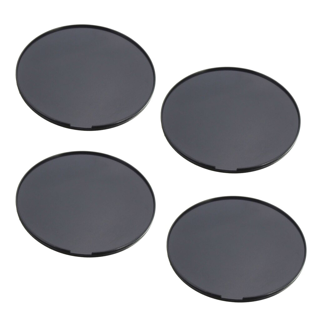 4 Pieces Circular Adhesive Dash / Console Disc with Adhesive Suction Cup Base For Car Dashboards