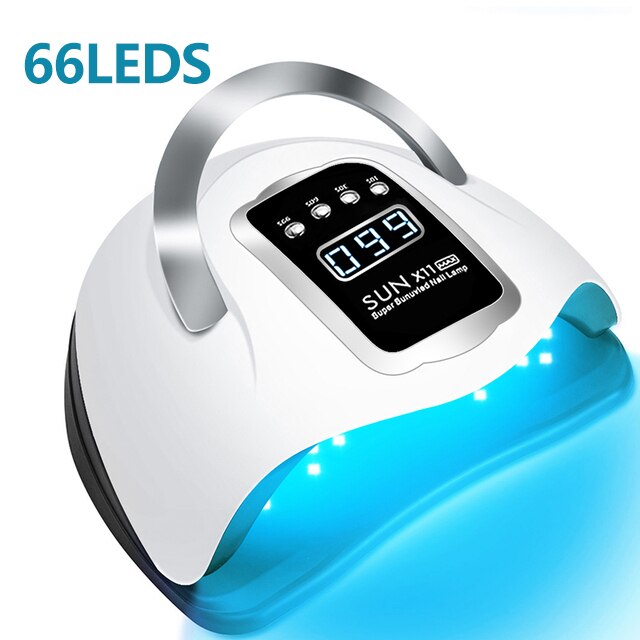 66leds sol x11 max unha polonês gel secagem lâmpada 132w com sensor de movimento profissional lâmpada do prego seco para manicure unhas ferramentas: SUN X11 Max / AU