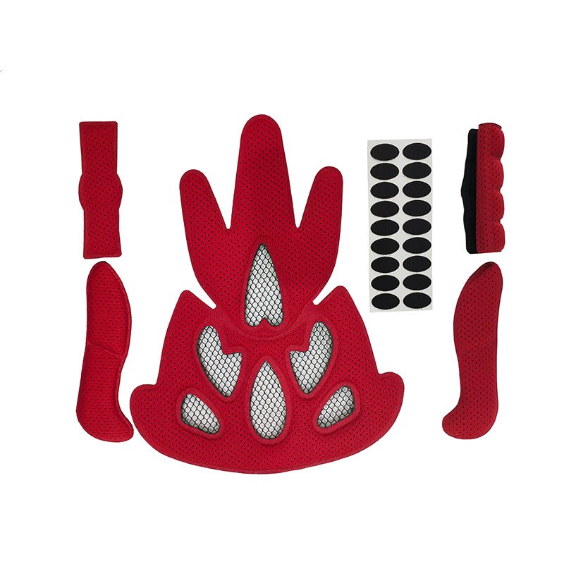 Éponge Protection vélo Velcro doublure moto équitation casque Velcro doublure éponge Protection intérieure coussinet 1/2/4 ensemble d'équitation