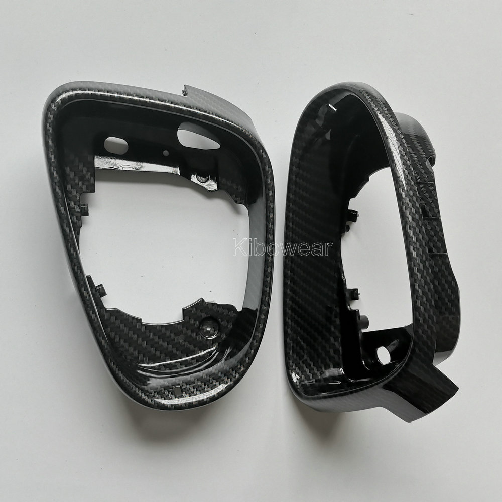 Cadre de rétroviseur latéral en carbone pour VW Golf 6 MK6 GTI R20 gtd, garniture de remplacement de boîtier d&#39;aile