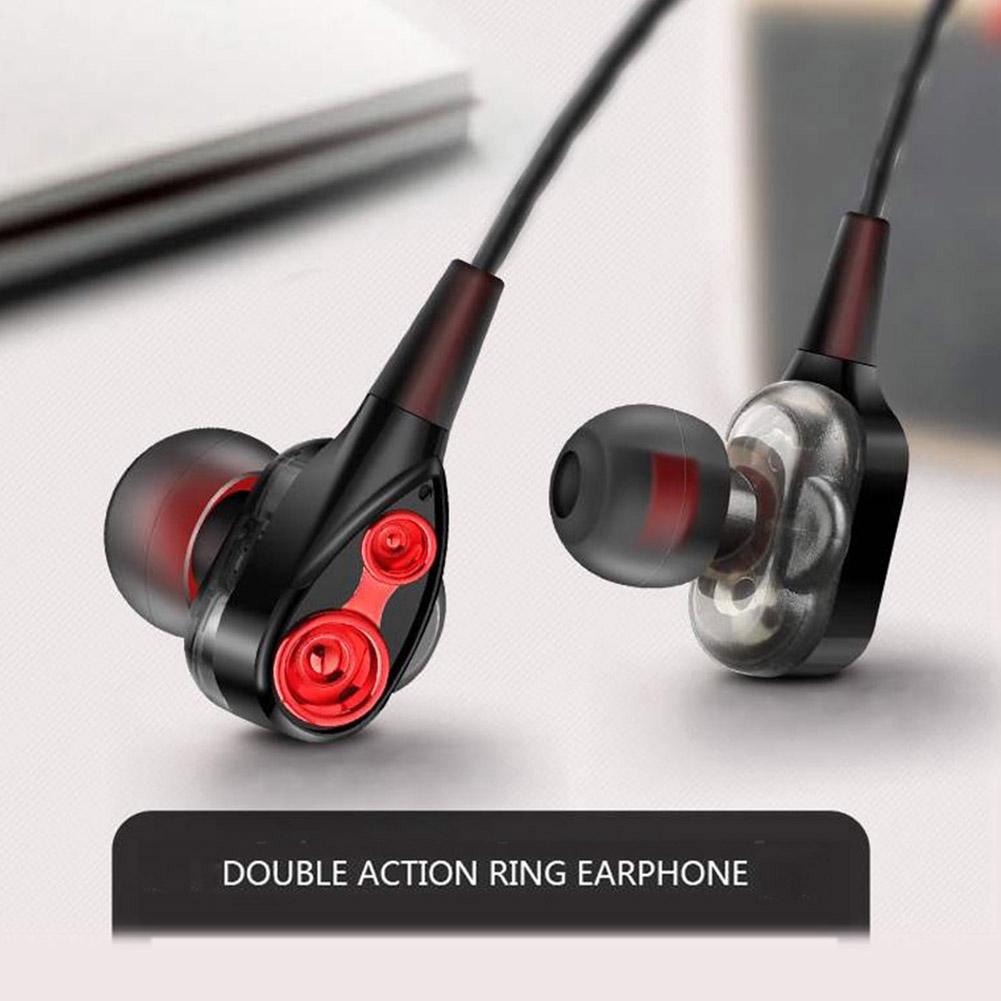Oordopjes met spoelijzer 3.5mm universele in-ear oordopjes met draad hifi stereo muziek headset oordopjes