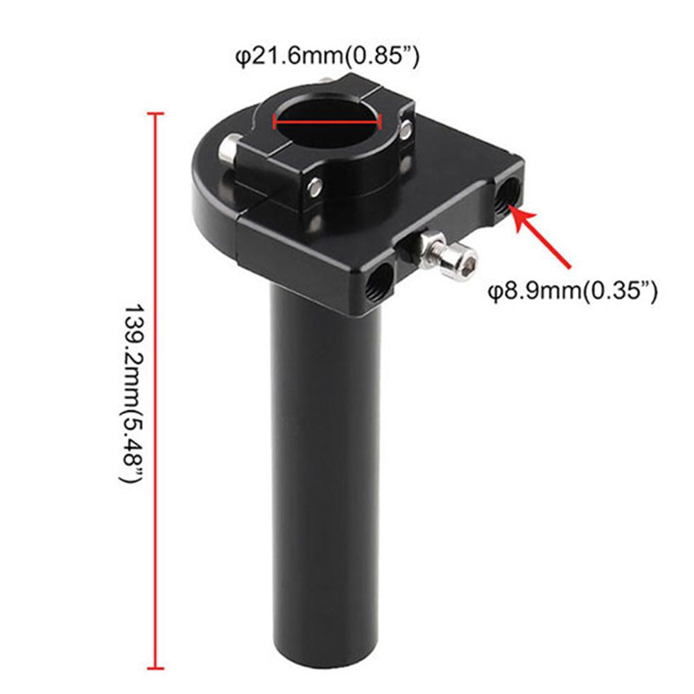 Aluminium Motorfiets Throttle Stuur Grips Twist Gashendel Boegschroef Grip Voor Kawasaki Yamaha Dirt Pit Bike Universal 22mm