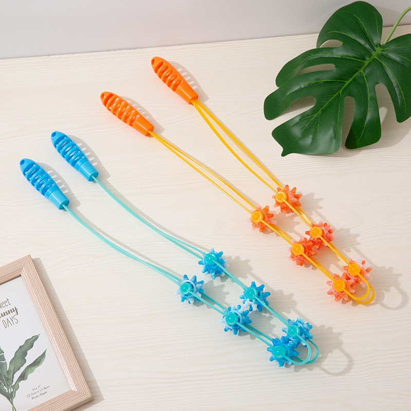 Multi Functional Body Massager Self Upper Lower Point Node Rolling Handheld Portable Roller Massage for Shoulder Back Neck Waist