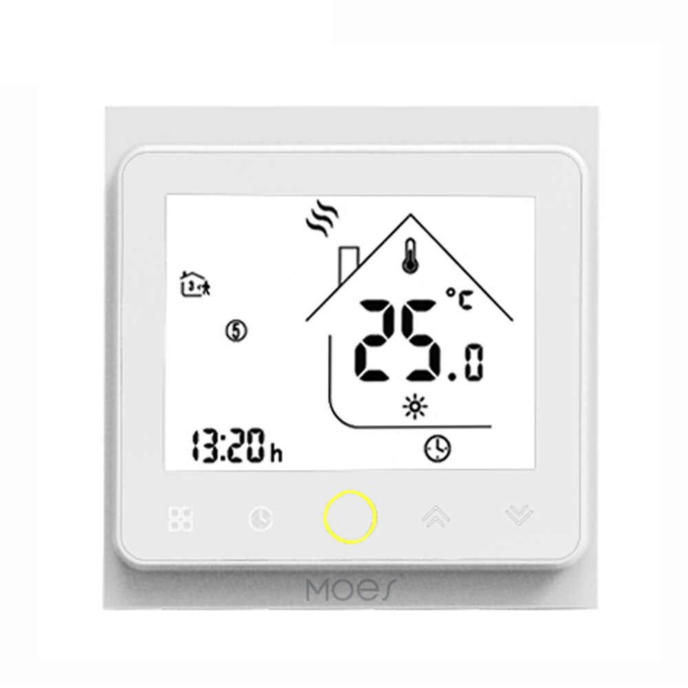 Acquista MOES Wi-Fi Termostato Intelligente Regolatore di Temperatura  Controllo APP 5A Compatibile con Alexa / Google