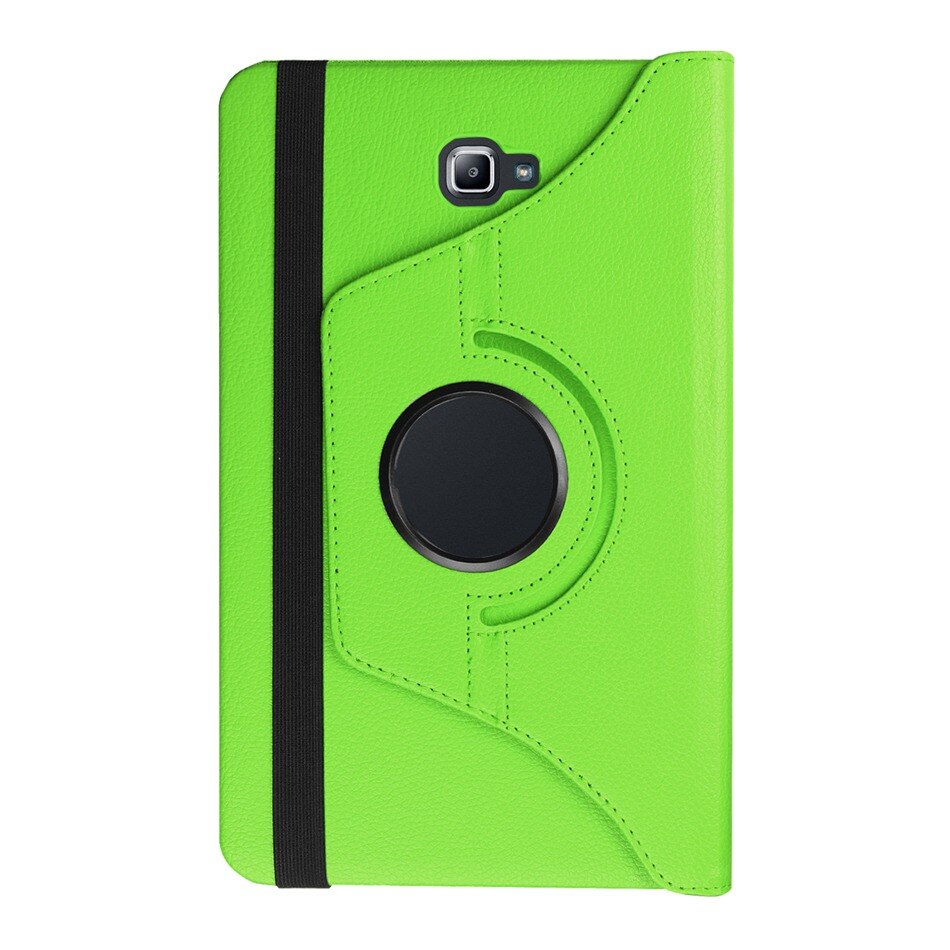 360 stopni obracanie PU skórzane etui do Samsung Galaxy Tab A 10.1 2016 T580 T585 pokrywa dla Samsung TabA 10.1 przypadku + film + długopis: gre