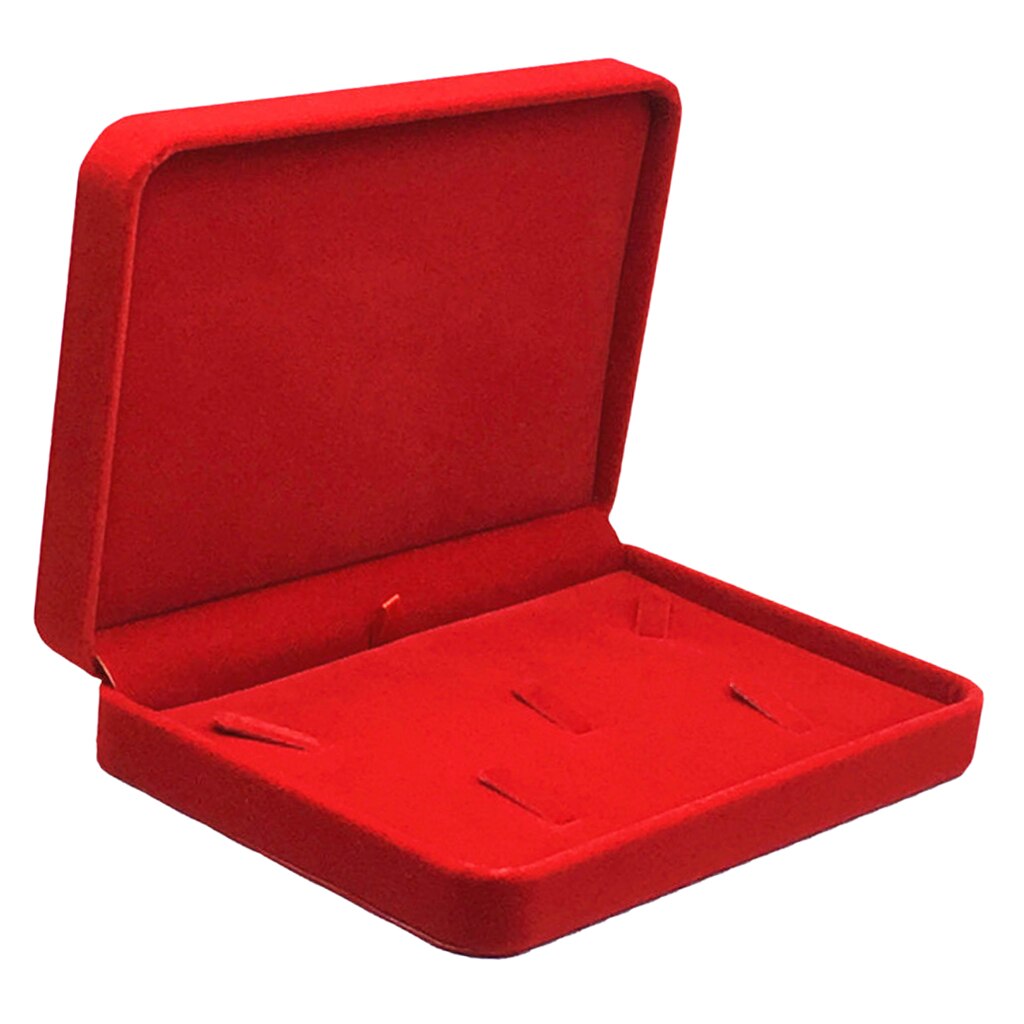 Caja de de terciopelo de lujo, caja de joyería para anillo, pulsera, collar, pendientes, colgante, caja de almacenamiento, vitrina de , organizador de joyería