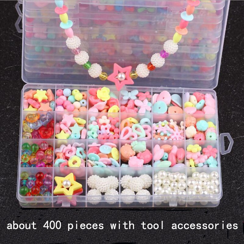Kit de perles de rocaille colorées pour filles, bricolage, pour Bracelet, couture, tissage artisanal, ensemble de bijoux artisanaux, fabrication de jouets, pour enfants 8 9 10: 11