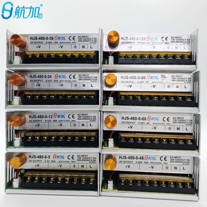480W NETZTEIL Schalt Netzteil 110/220V AC zu 5V 12V 24V 36V 48V 60V 80V 120V 160V 220V DC Spannung einstellbar Transformator
