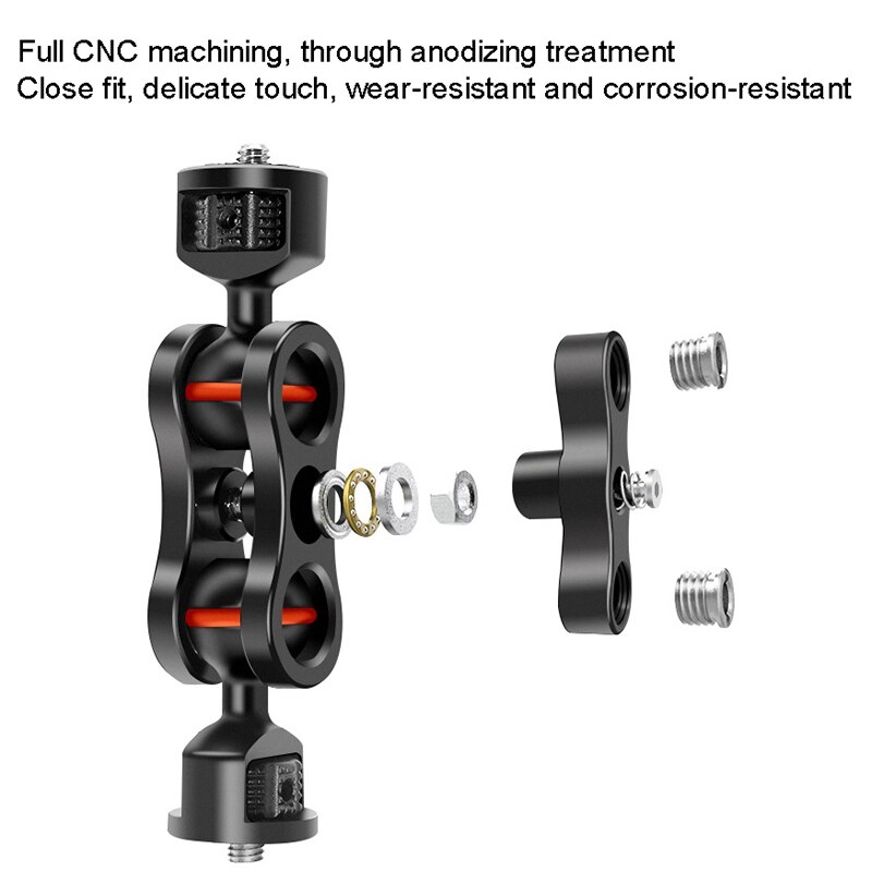 Universeller magic arm mit 360 °-drehung für led-füllleuchten, mini-slr-kamerazubehör und monitorhalterung
