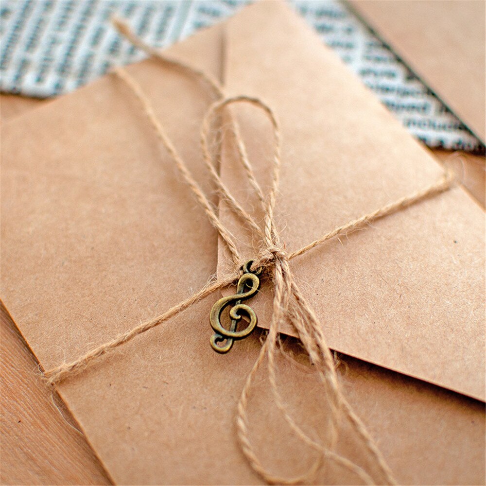 12pcs/set Vintage Kraft Paper Encelopes Writing Paper European Style Letter Writing Envelope Letter Paper Office Stationery