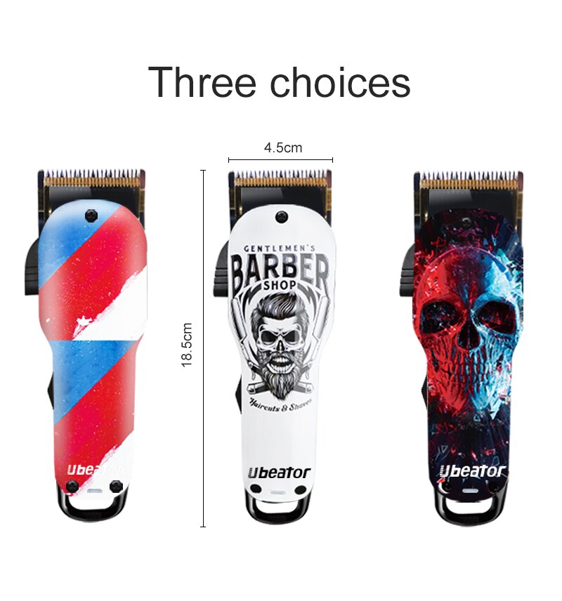 barber shop hair clipper cut electric hair trimmer 100-240V rechargeable powerful cutter hair cutting machine haircut Cordless