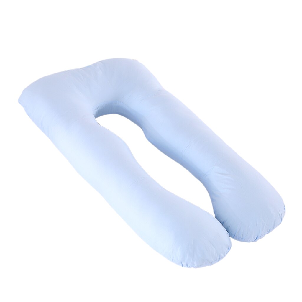 Taie d'oreiller complète en forme de U | Assortiment de 130x70cm, pour le remplacement des traversin de maternité, étui de soutien pour la grossesse, 8 couleurs disponibles