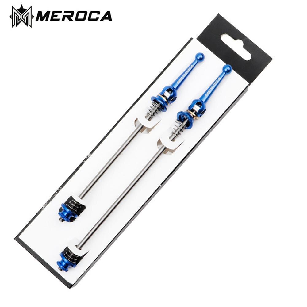 Titanium Shaft Quick Release Rod Titanium Axis Hub Quick Release Poles Ultra Light Titanium Alloy Quick Release:  Folding car blue