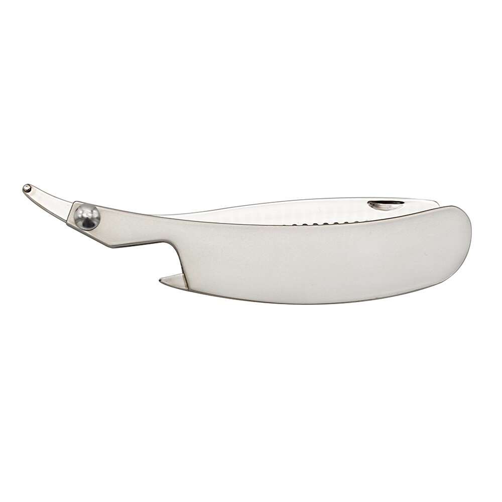 CestoMen-peine de Metal plegable para Barba multifuncional, peine de viaje de bolsillo, abrebotellas de acero inoxidable, herramienta para moldear bigote