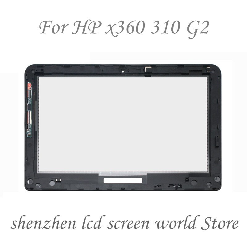 Écran tactile de remplacement 11.6 pouces pour HP X360 310 G2, verre avant avec cadre