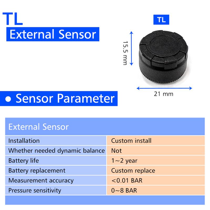 Careud DC8V DC16V Universele Auto Tpms Auto Draadl Grandado