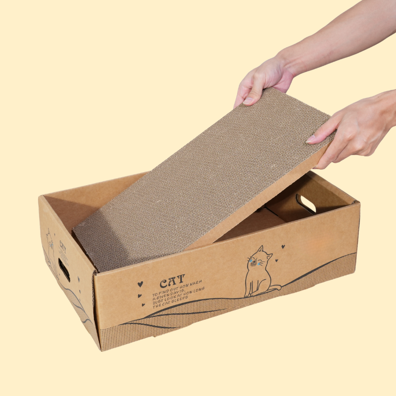 Pacote com 6 postes para arranhar gatos, 13" de largura, extragrandes, postes de arranhar de papelão reversíveis para gatos grandes, médios e pequenos