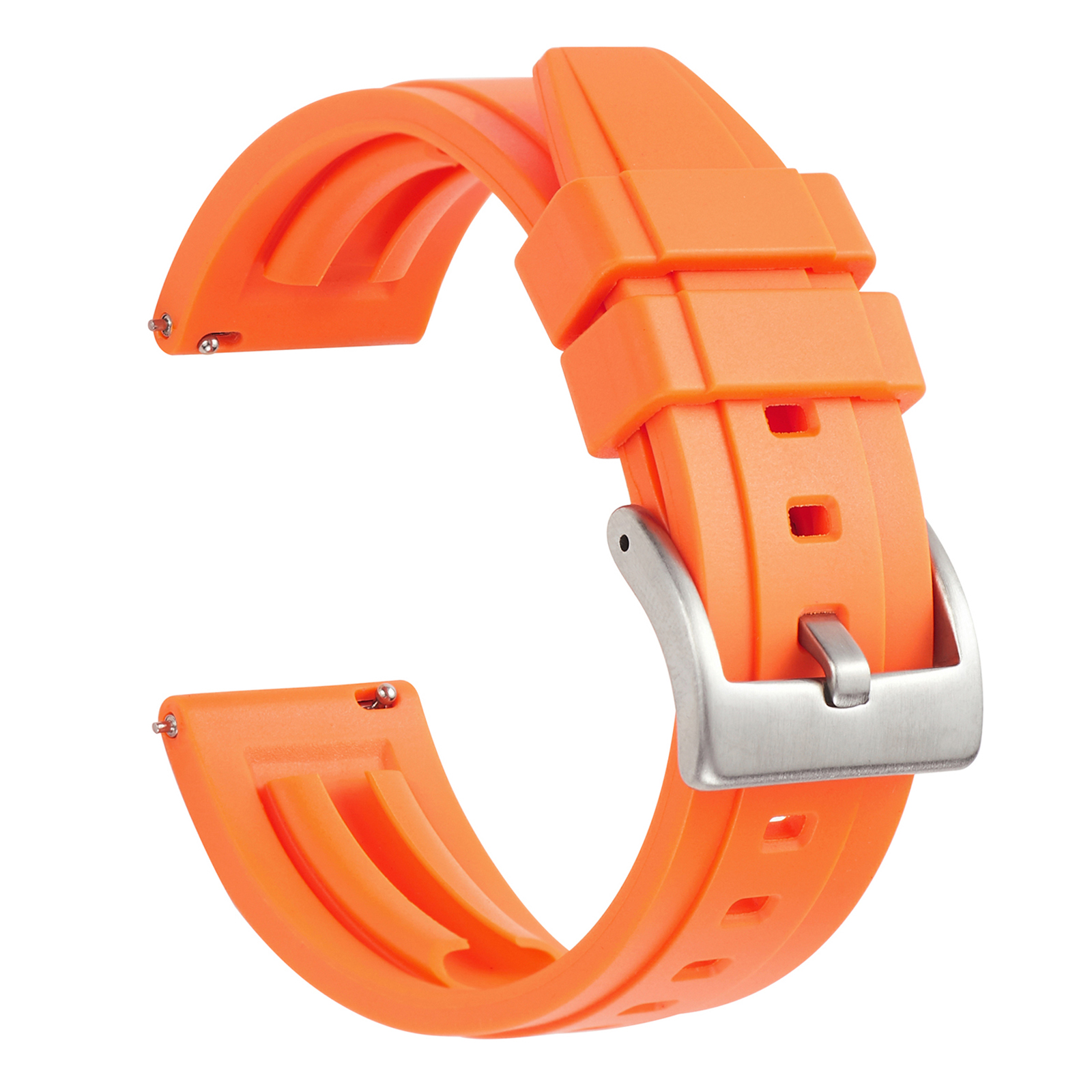 Correa de reloj de silicona correas de reloj de goma de liberación rápida 18mm 19mm 20mm 21mm 22mm 24mm accesorios de relojes de buceo impermeables para hombres: Blue pink / 19mm