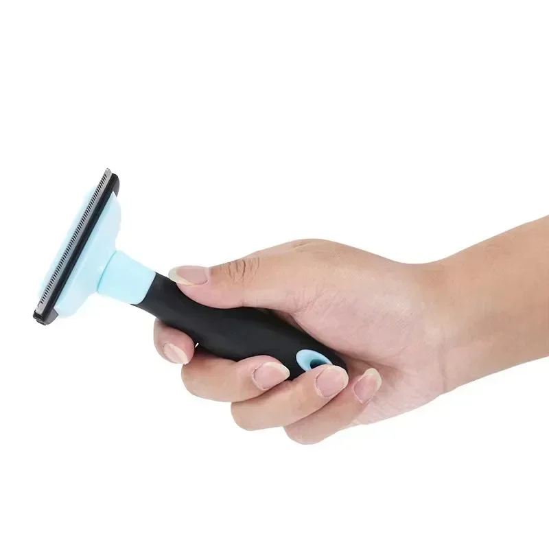 Peines para quitar el pelo de perros, cepillo para gatos, herramientas de aseo, accesorio para cortadora desmontable para mascotas, peines recortadores para mascotas, suministro de Furmins para perros y gatos