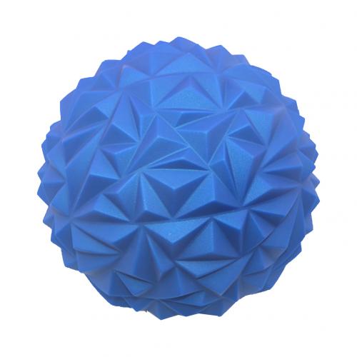 Opblaasbare puntige massage halve bal voetmassage apparaat pijnverlichting yoga fitness hulpmiddel: Blauw