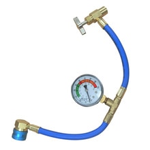 Self-Sealing R1234yf A/C Can Tap LH Threads Gauge Hose Recharge Refrigerant AC Car Accessories Quick: Default Title